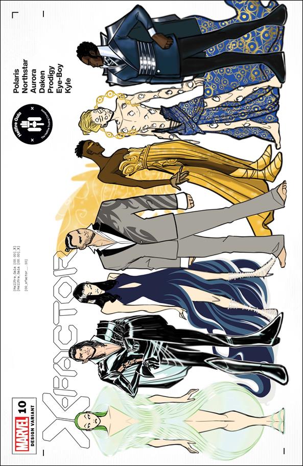 X-Factor (2020) issue 10-C David Baldeon Character Design Cover
