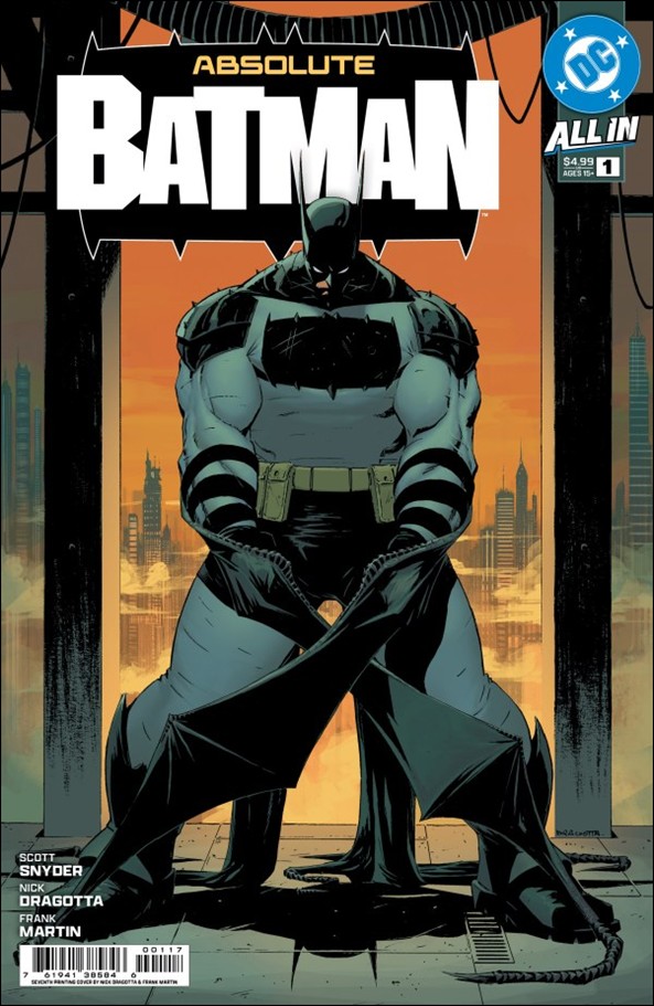 Absolute Batman issue 1-ZX Nick Dragotta Cover (Seventh Printing)