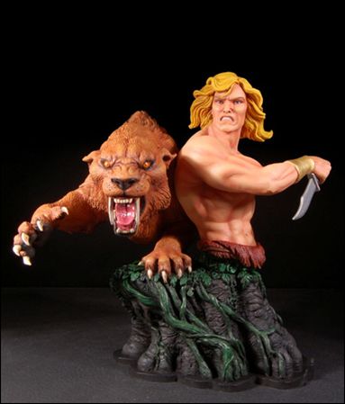 Marvel Mini-Busts (Bowen) item 162 Ka-Zar & Zabu 1/1500