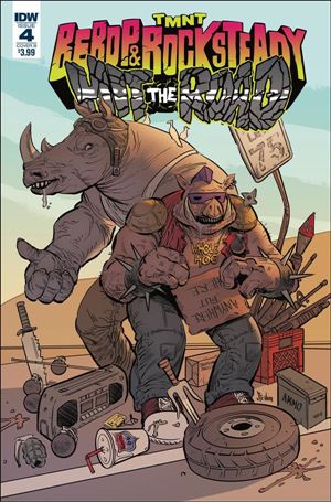 Teenage Mutant Ninja Turtles: Bebop & Rocksteady Hit The Road issue 4-B Kyle Strahm Cover