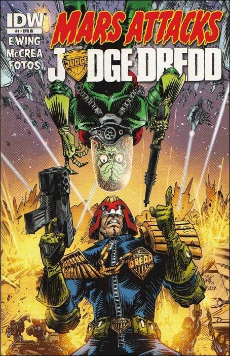 Mars Attacks Judge Dredd issue 1-B John McCrea 1:25 Cover