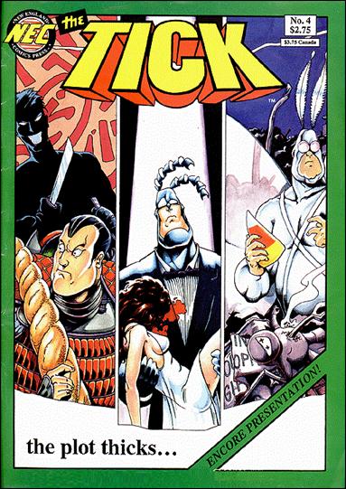 Tick (1988) issue 4-F Green Border Cover (6th Printing)