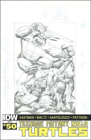 Teenage Mutant Ninja Turtles (2011) issue 50-Q Jack Kirby San Diego Gallery Cover 1/1000