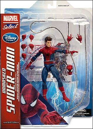Marvel Select figure 91 Unmasked Spider-Man (Amazing Spider-Man 2)
