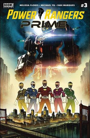 Power Rangers Prime issue 3-B Danny Earls Cover
