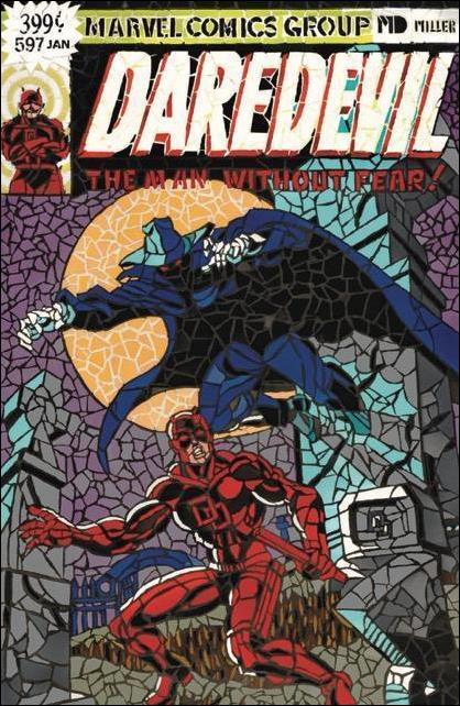Daredevil (1964) issue 597-C Frank Miller "Shattered" Daredevil #158 Homage