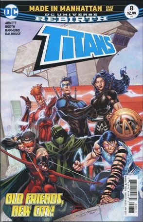 Titans (2016) issue 8 Brett Booth Cover