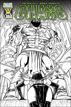 Chaos issue 5-G Tim Seeley 1:50 Black & White Cover