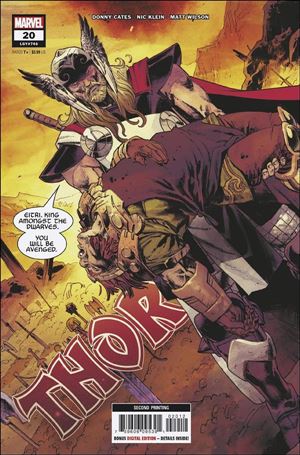 Thor (2020) issue 20-D Nic Klein Cover (2nd Printing)
