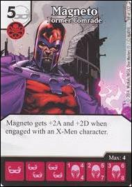 Marvel Dice Masters Avengers vs. X-Men  card 48 Magneto: Former Comrade