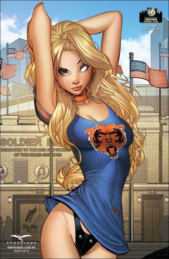 Robyn Hood: I Love NY issue 3-E Paul Green Wizard World Chicago Cover 1/500