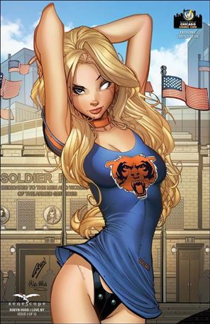 Robyn Hood: I Love NY issue 3-E Paul Green Wizard World Chicago Cover 1/500