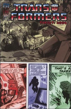 Transformers: Target 2006 issue 2-D 1:15 Cardstock Retro Cover
