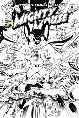 Mighty Mouse (2017) issue 2-D Igor Lima 1:15 Black and White Cover