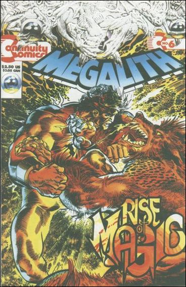 Megalith (1993) issue 6 Embossed Tyvek Cover