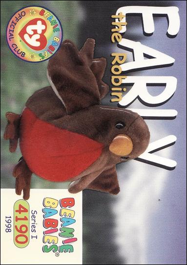 Beanie Babies Series 1 (Base Set) card 71 Early the Robin