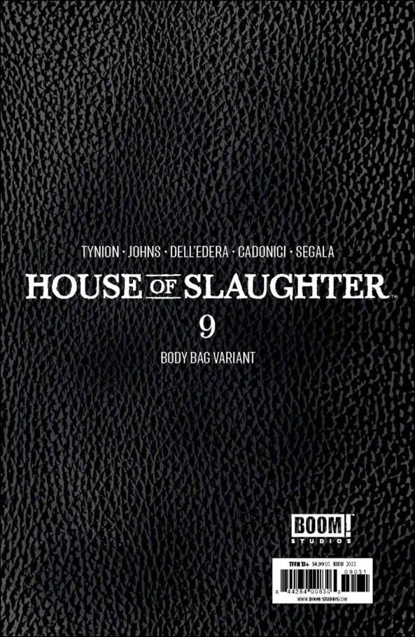 House of Slaughter issue 9-C Lesle Kieu Body Bag Cover