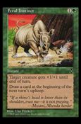 Magic the Gathering: Visions (Base Set) card 107 Feral Instinct
