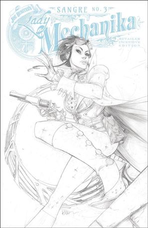 Lady Mechanika: Sangre issue 3-C Joe Benitez 1:10 Sketch Cover