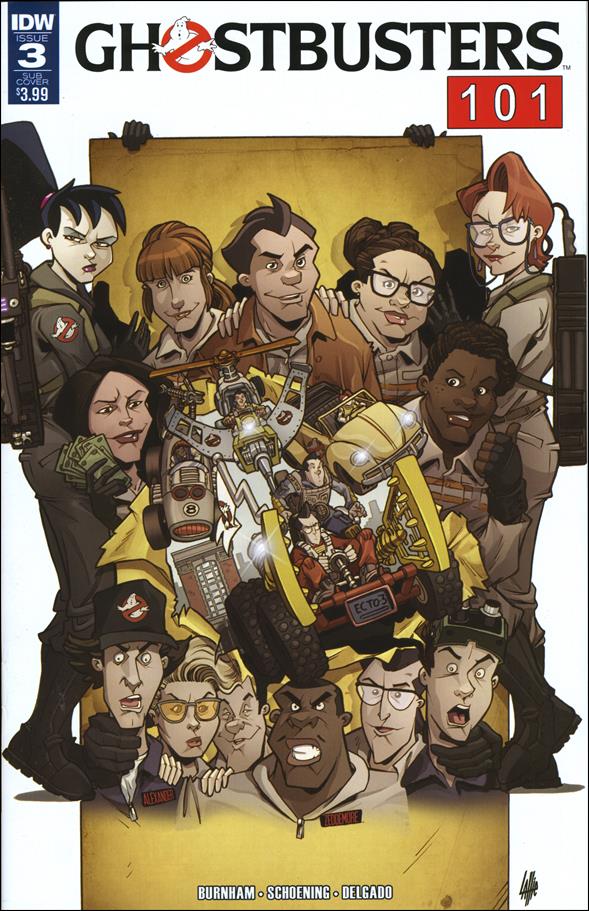Ghostbusters 101 issue 3-B Tim Lattie Subscription Cover