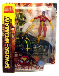 Marvel Select figure 24-B Spider-Woman (Jessica Drew - Hydra Costume)