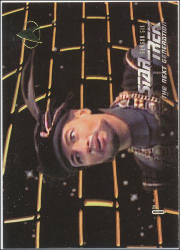 Star Trek: The Next Generation - The Episode Collection Season Six (Base Set) card 633 Q