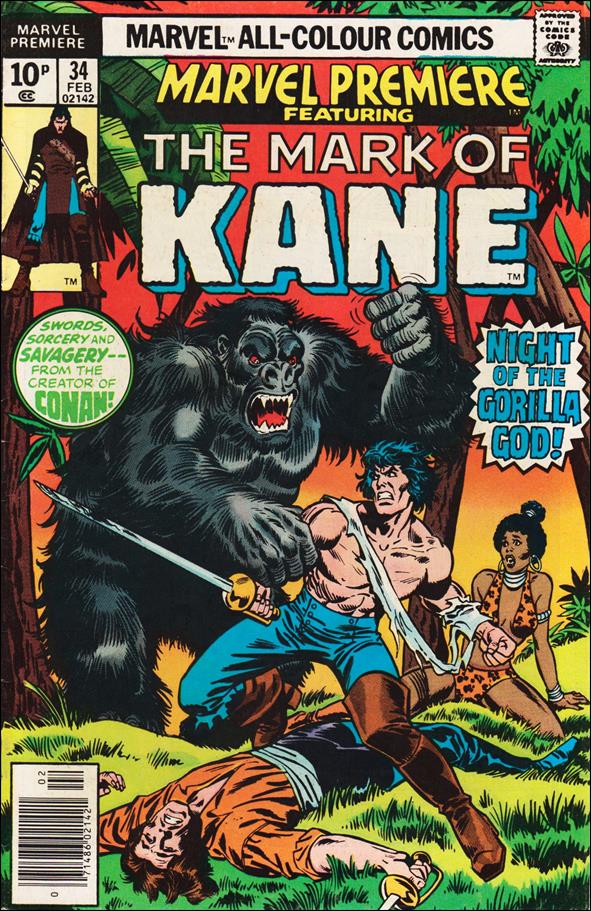 Marvel Premiere issue 34-B UK Price Cover