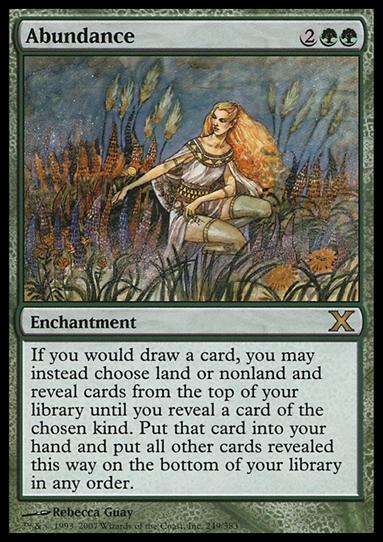 Magic the Gathering: 10th Edition (Base Set) card 249 Abundance