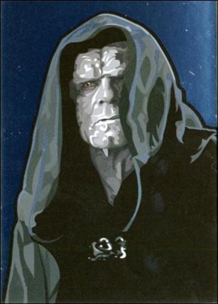 Star Wars Galaxy: Series 5 (Foil Subset) card 11 Emperor Palpatine Silver Foil