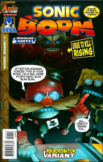 Sonic Boom issue 7-B Erik Ly Cover