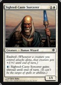Magic the Gathering: Shards of Alara (Base Set) card 26 Sighted-Caste Sorcerer