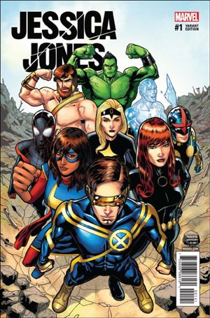 Jessica Jones (2016) issue 1-G Will Sliney Champions Cover