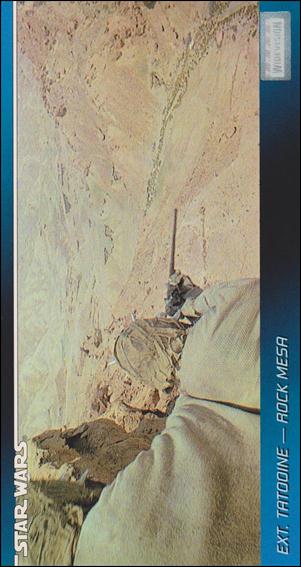 Star Wars Widevision (Base Set) card 22 Ext. Tatooine - Rock Mesa