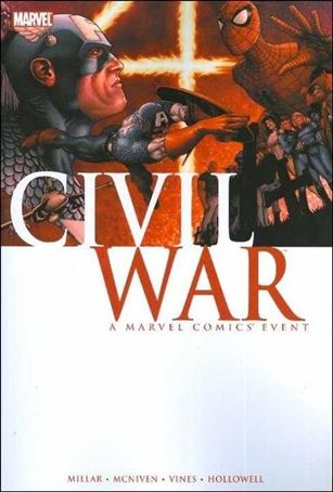 Civil War issue nn Steve McNiven Mass Market Dust Cover