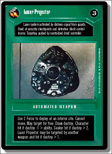 Star Wars: Premiere Limited (Base Set) card 150 Laser Projector