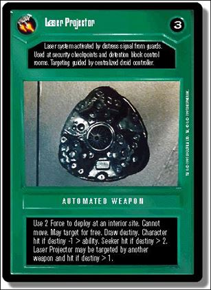 Star Wars: Premiere Limited (Base Set) card 150 Laser Projector