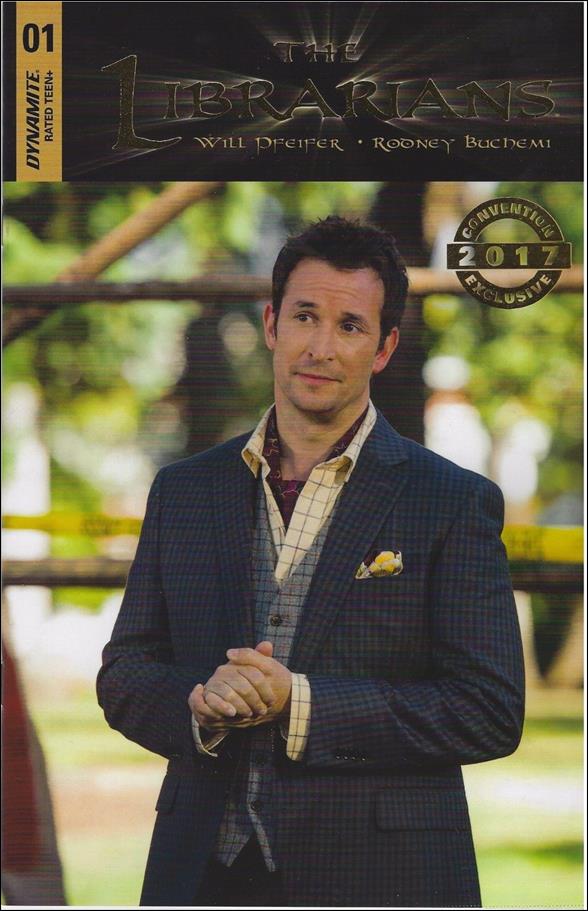 Librarians issue 1-D Flynn Carson 2017 Convention Foil Photo Cover