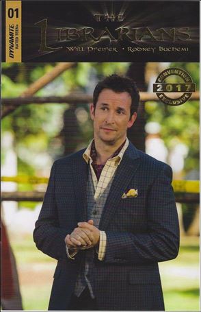 Librarians issue 1-D Flynn Carson 2017 Convention Foil Photo Cover