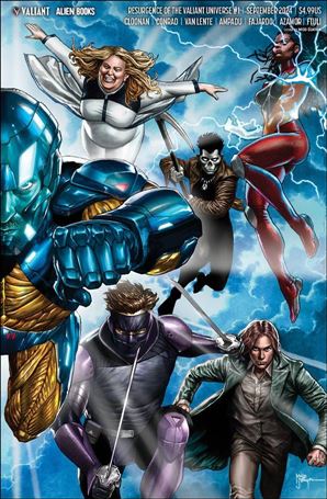 Resurgence of the Valiant Universe issue 1-G Mico Suayan 1:25 Wraparound Cover