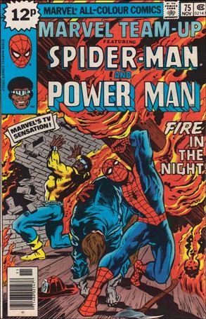 Marvel Team-Up (1972) issue 75-B UK Price Cover