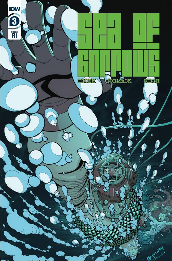 Sea of Sorrows issue 3-B Joe Mulvey 1:10 Cover