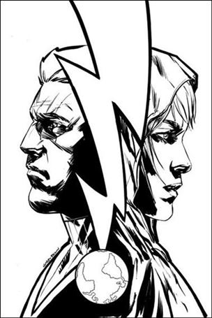 Higher Earth issue 6-C Garry Brown 1:15 Black & White Virgin Cover