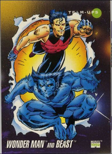 Marvel Universe: Series 3 (Base Set) card 89 Wonder Man and Beast