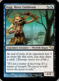 Magic the Gathering: Shadowmoor (Base Set) card 176 Sygg, River Cutthroat