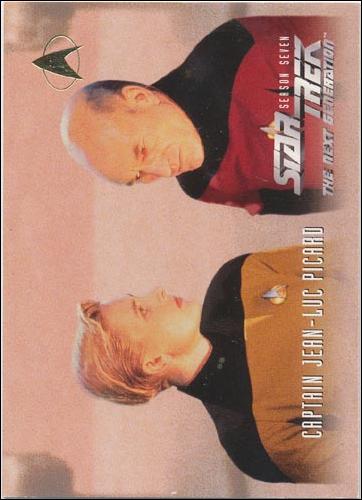 Star Trek: The Next Generation - The Episode Collection Season Seven (Base Set) card 729 Captain Jean-Luc Picard