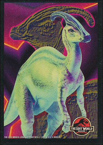 Lost World: Jurassic Park (Stickers Subset) card 2 Parasaurolophus
