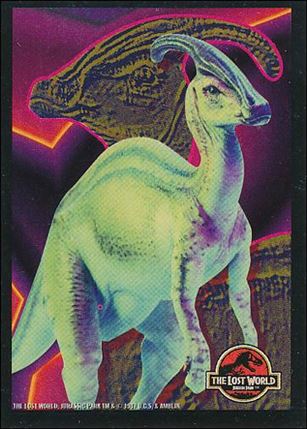 Lost World: Jurassic Park (Stickers Subset) card 2 Parasaurolophus