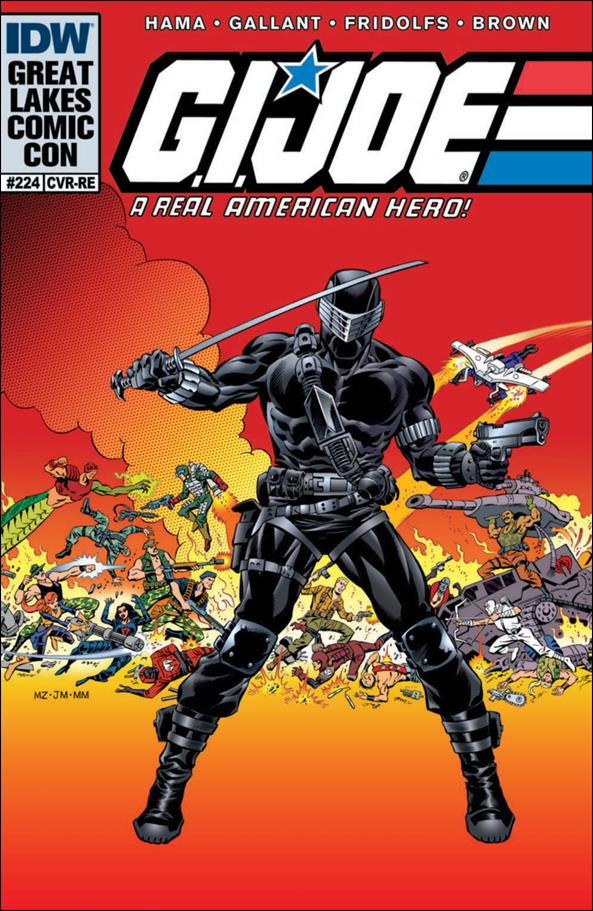 G.I. Joe: A Real American Hero issue 224-C Mike Zeck Great Lakes Comic Con Color Cover 1/3000