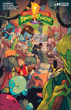 Power Rangers issue 17-B Daniele Di Nicuolo Cover