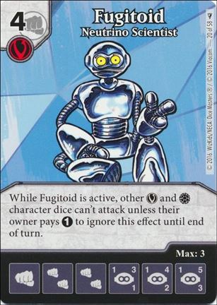 Dice Masters Teenage Mutant Ninja Turtles  card 20 Fugitoid - Neutrino Scientist 